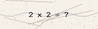 CAPTCHA Rechenaufgabe